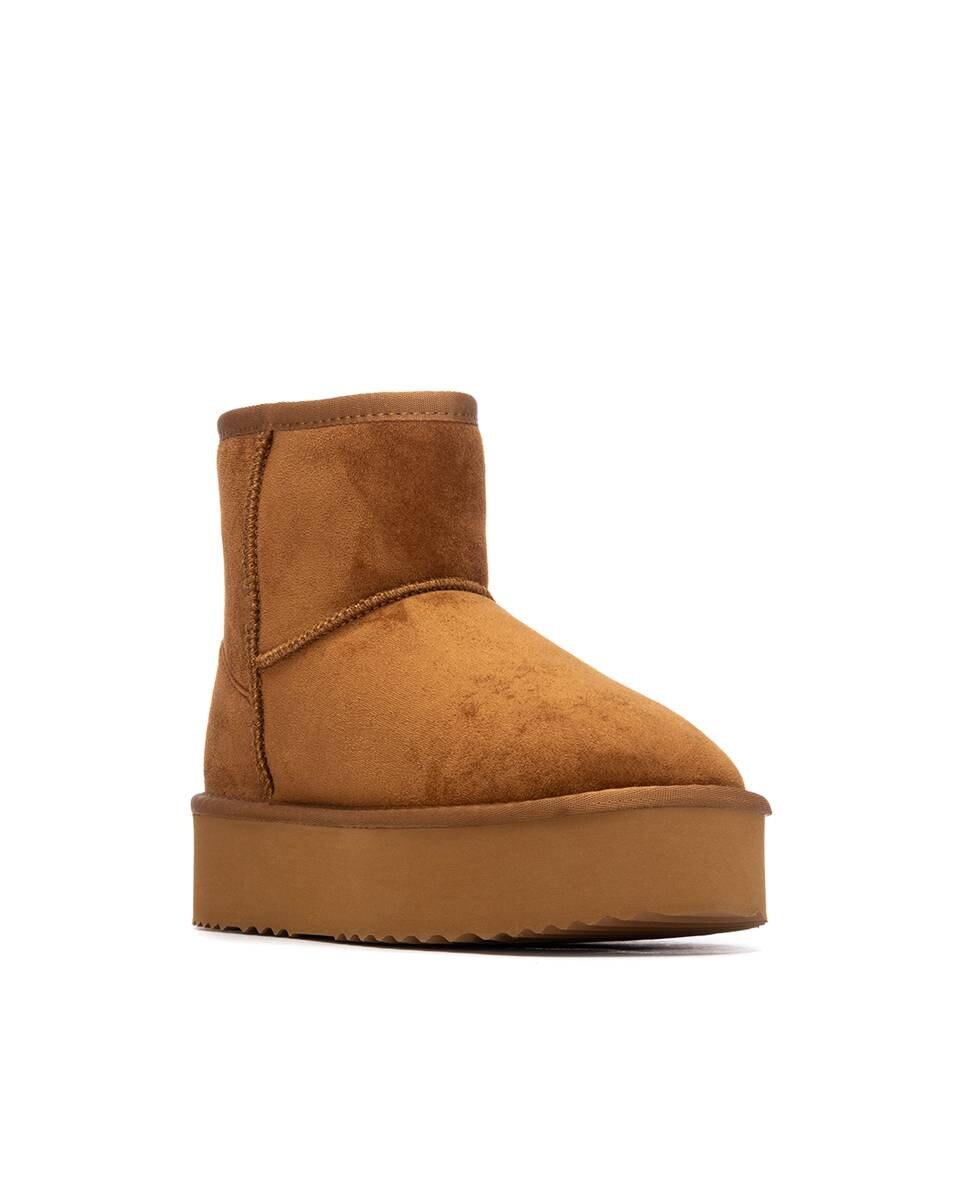 Botins Básicos Estilo Australiana Camel-2