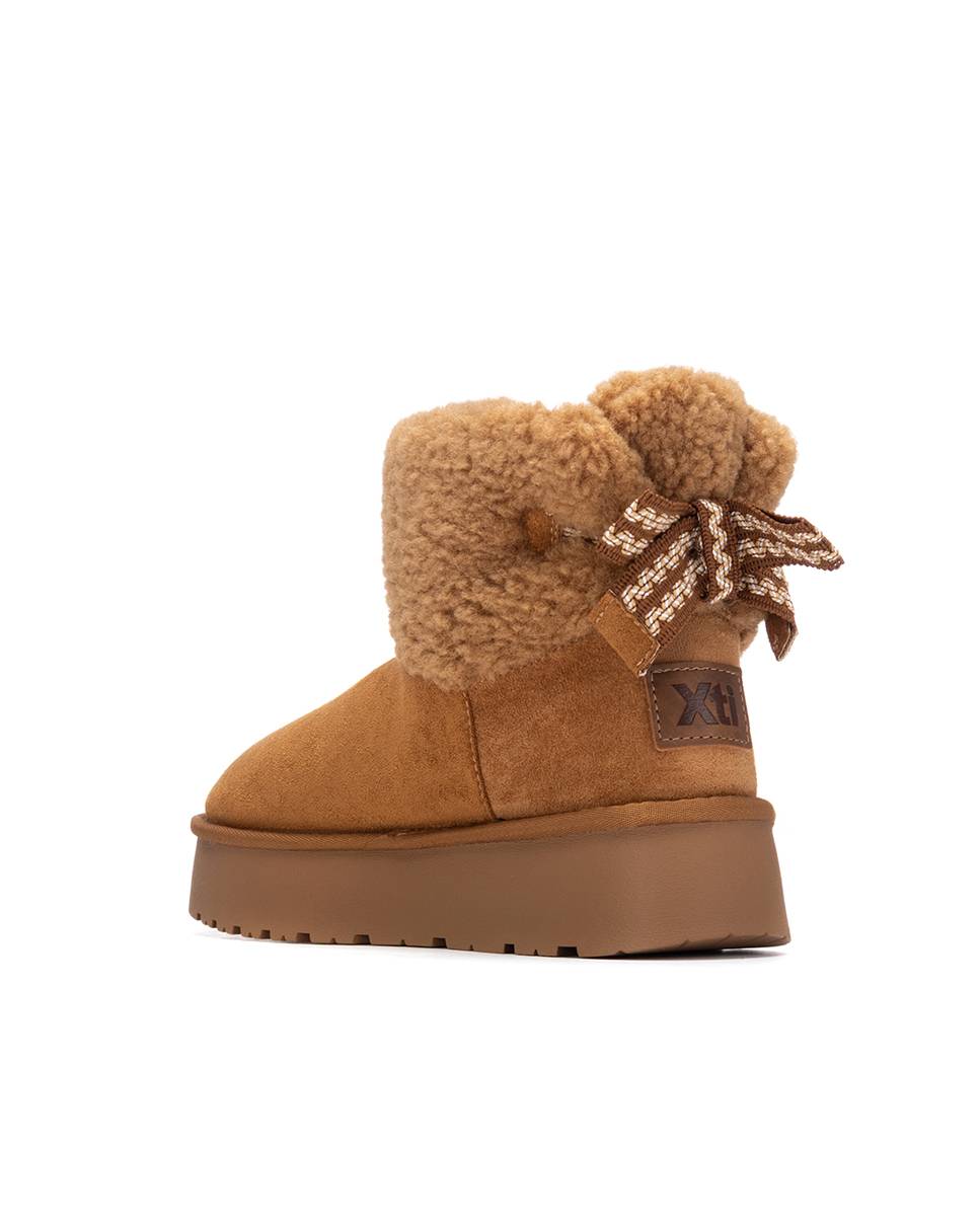 Botins Básicos Estilo Australiana Camel-3