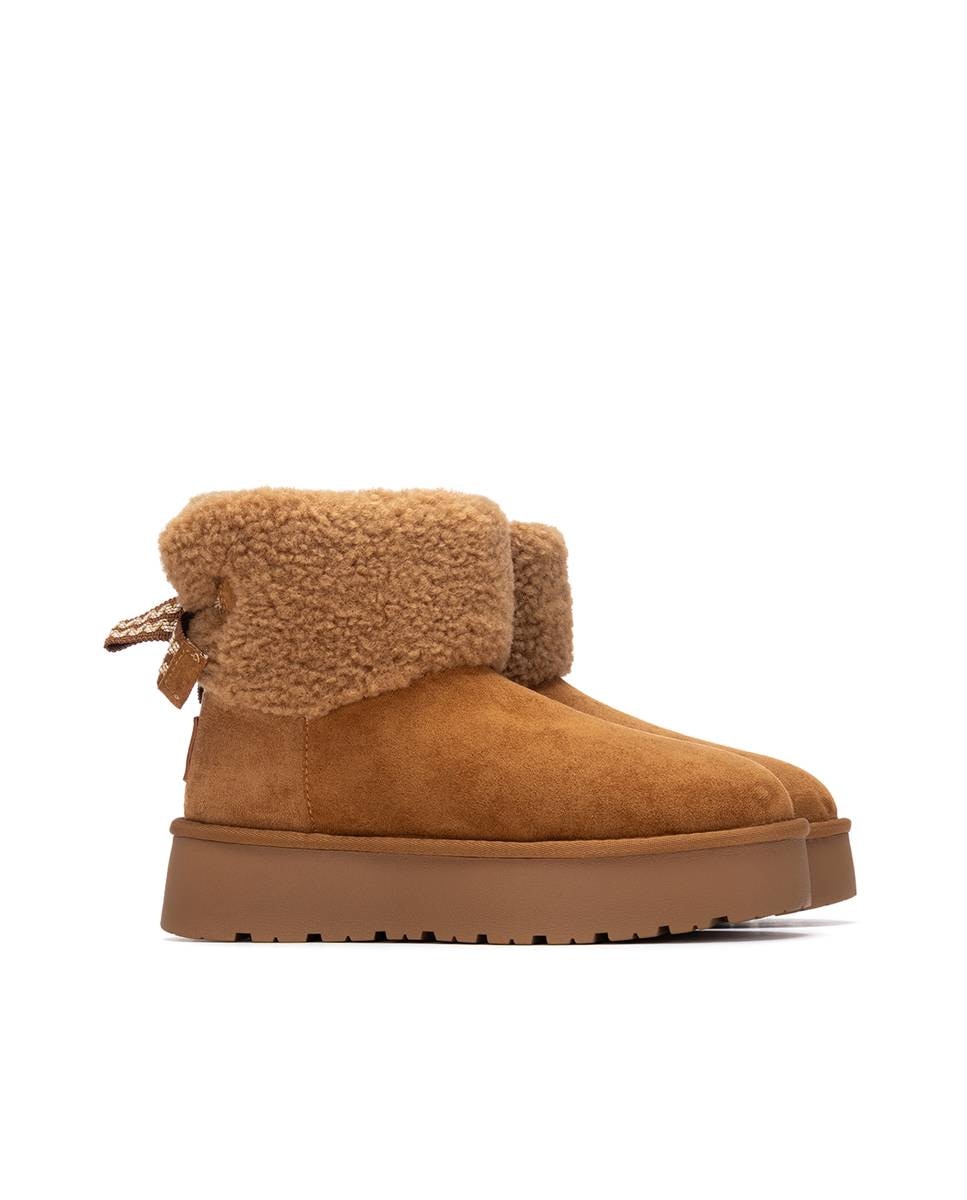 Botins Básicos Estilo Australiana Camel-4