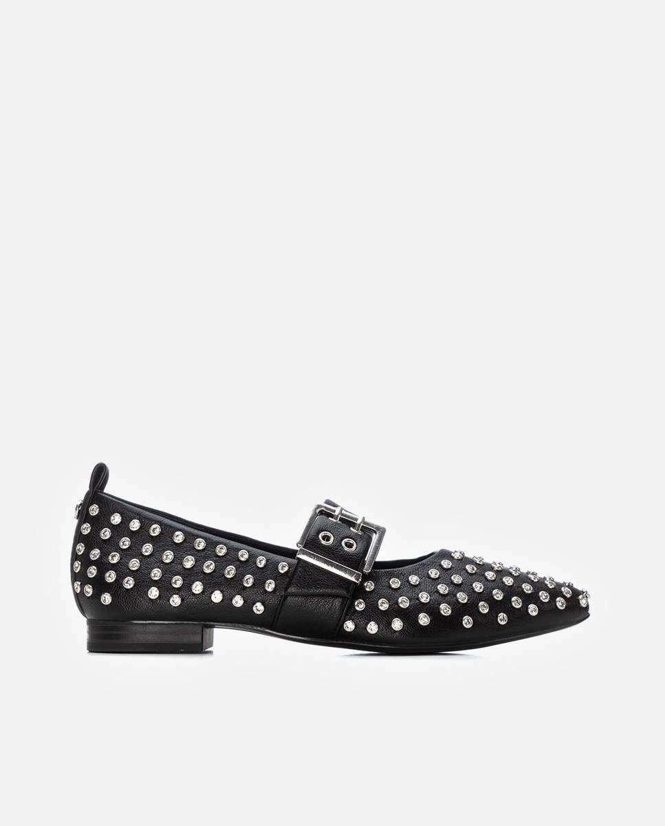 Sabrinas com Fivela e Tachas Preto-1