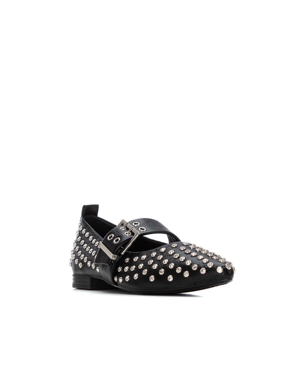 Sabrinas com Fivela e Tachas Preto-3