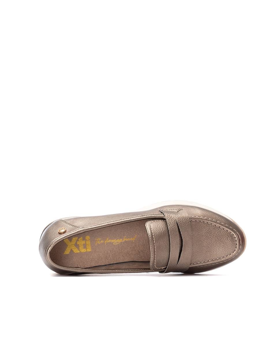 Mocassins Rasos Ouro-7