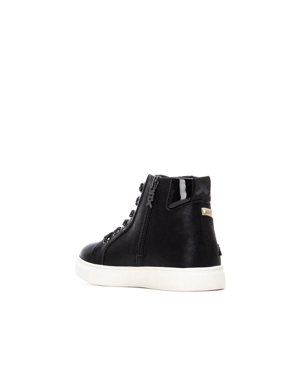 Botins Infantil com Fecho Zip Xti Preto-3