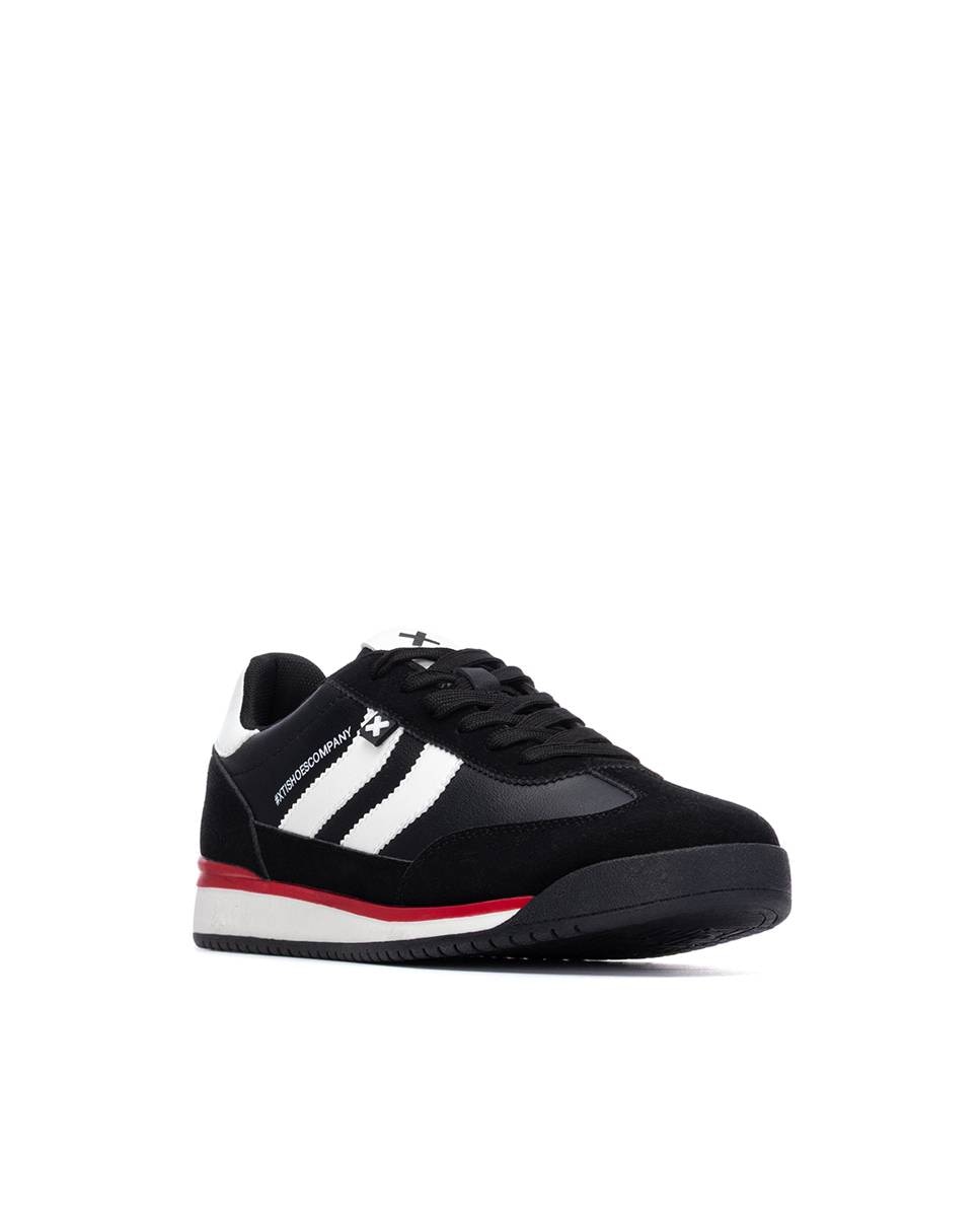 Sapatilhas Desportivas com Atacadores Preto / Branco-2