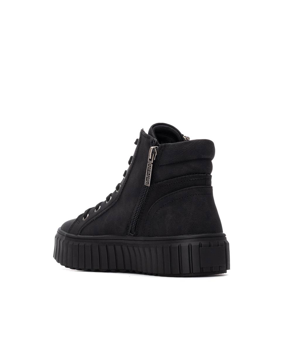 Botins com Atacadores Preto-4