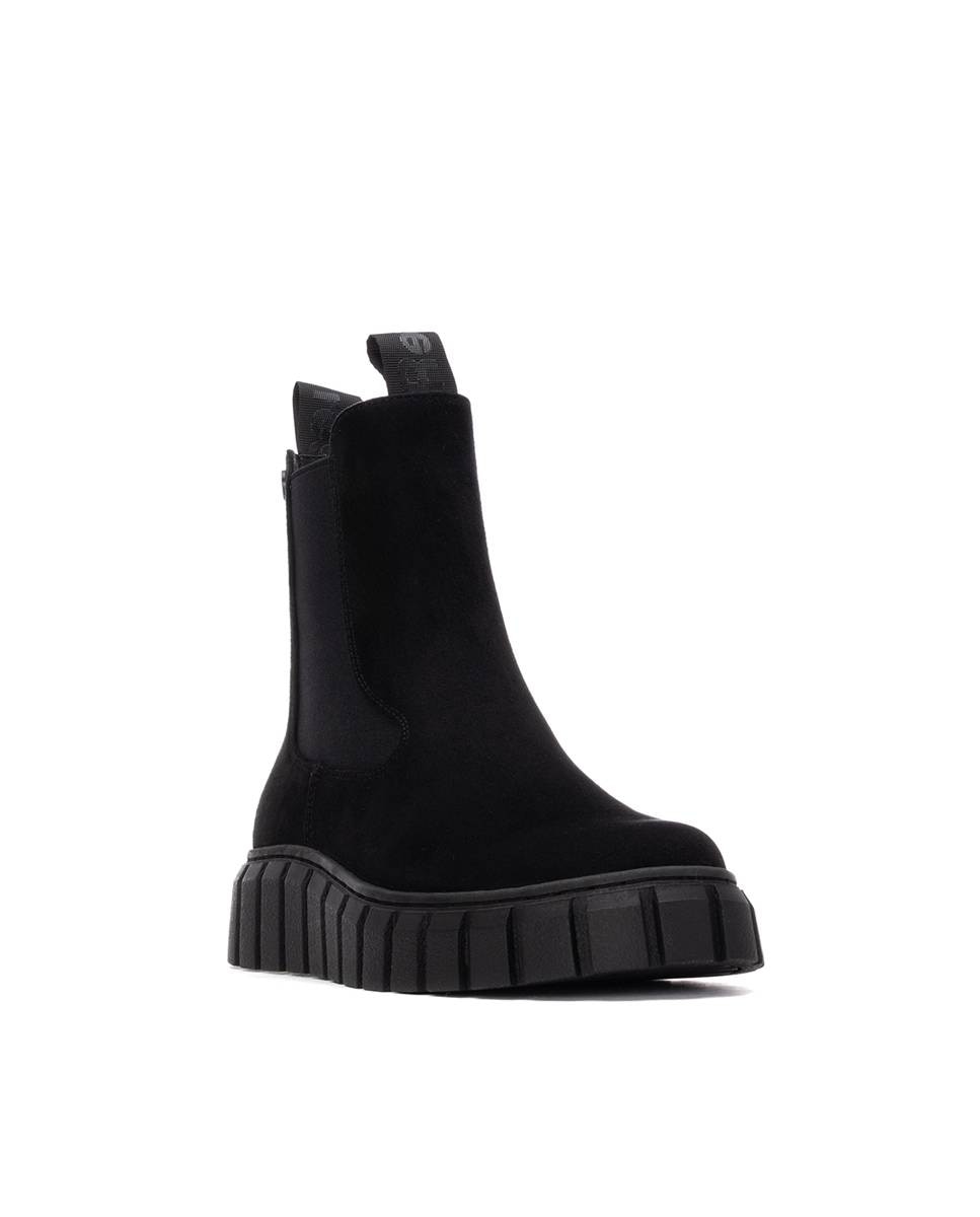 Botins Chelsea de Camurcina Preto-3