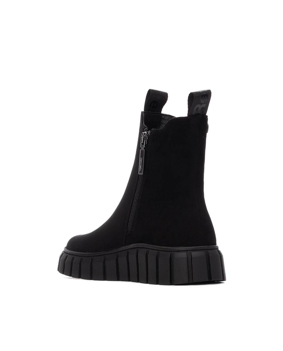 Botins Chelsea de Camurcina Preto-4