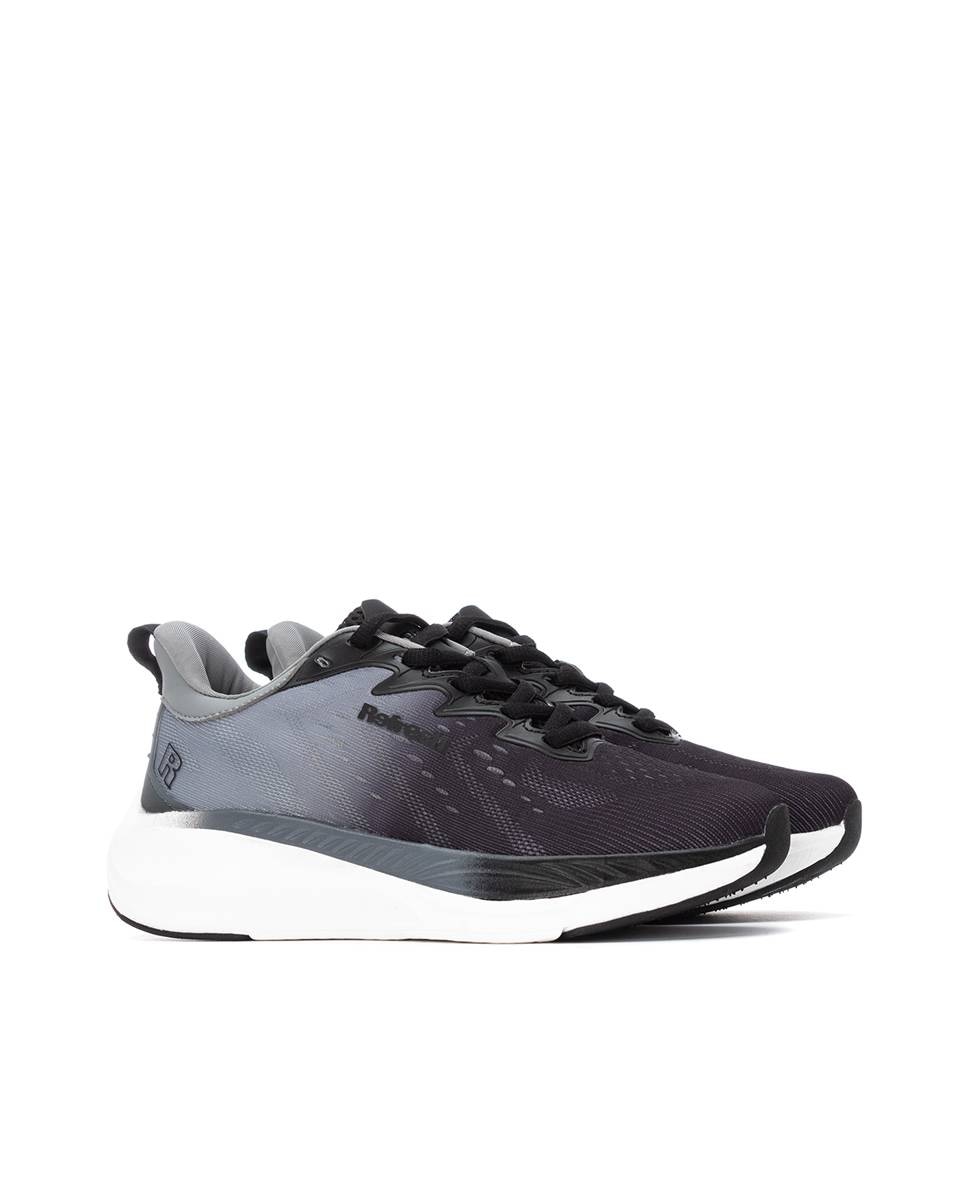 Sapatilhas Desportivas com Atacadores Preto-5