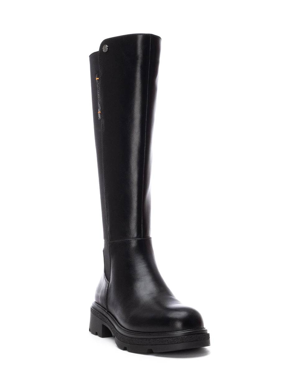 Botas em Preto com Fecho Zip Preto-3