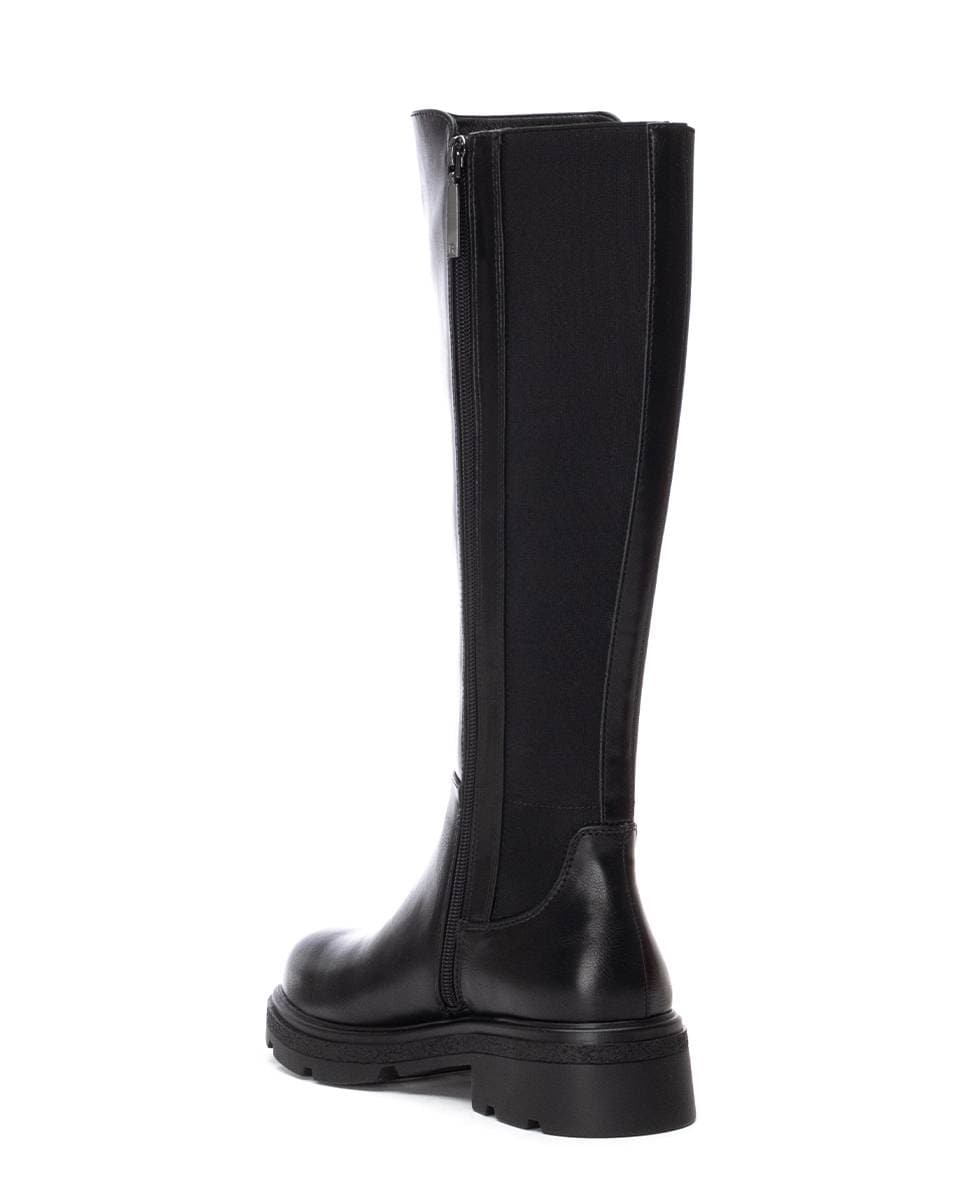 Botas em Preto com Fecho Zip Preto-4