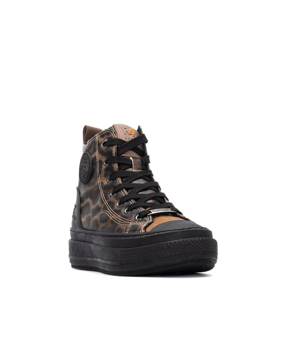 Botins com Atacadores Estampado-2