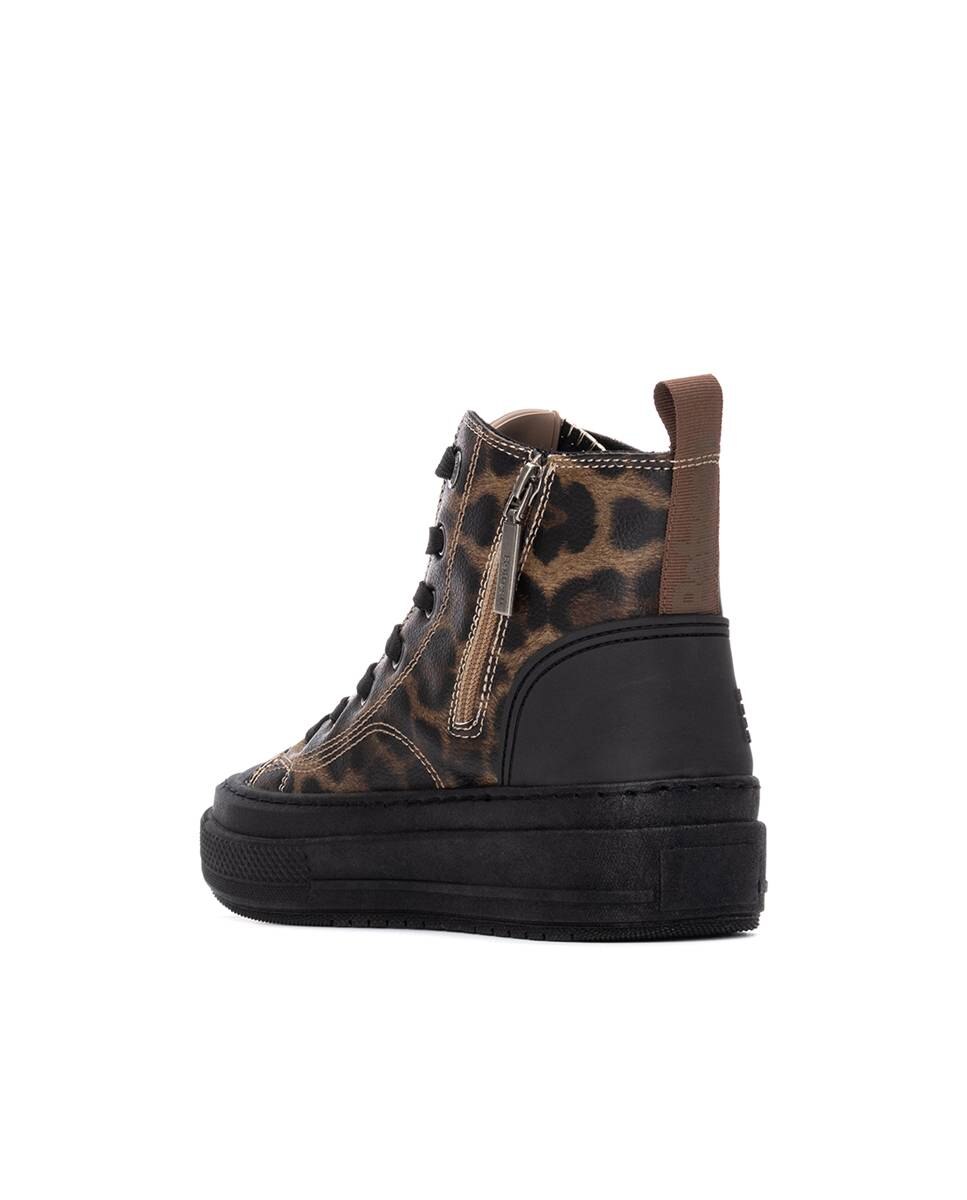 Botins com Atacadores Estampado-3