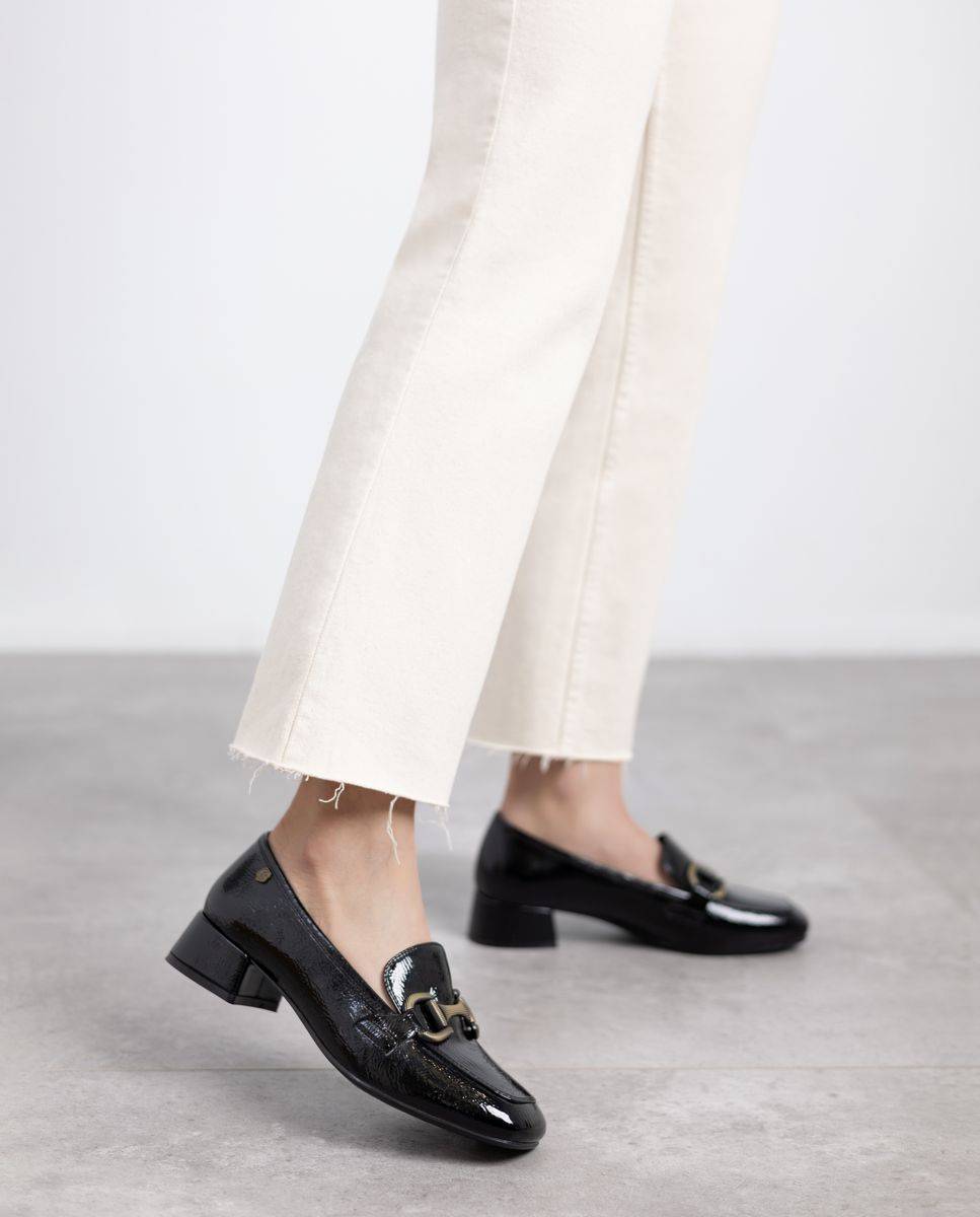 Mocassins de Pele Preto-2