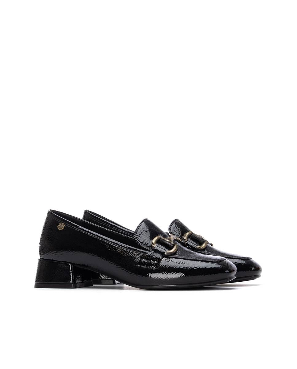 Mocassins de Pele Preto-5