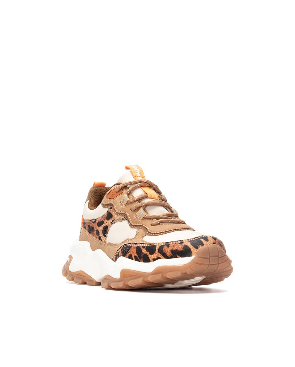 Sapatilhas Desportivas com Atacadores Camel-3