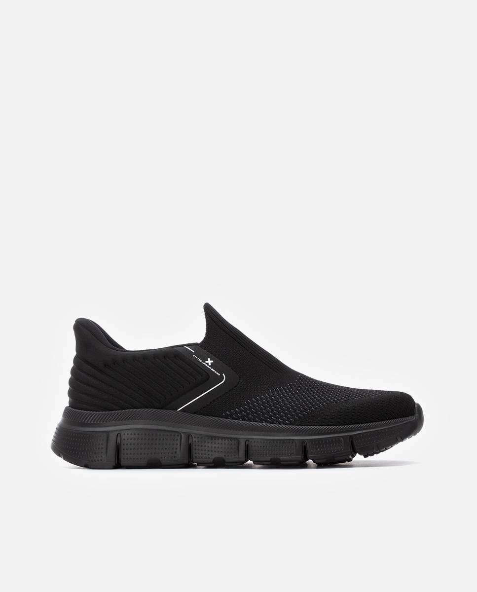 Sapatilhas Desportivas e Tacão Raso Preto-1