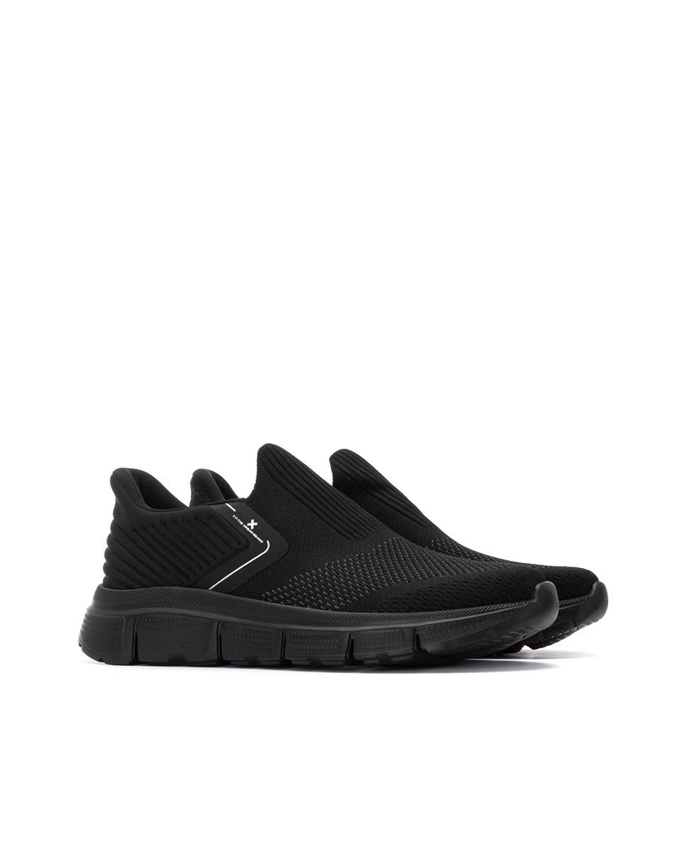 Sapatilhas Desportivas e Tacão Raso Preto-4