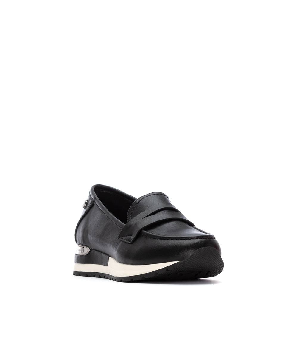 Mocassins Metalizados Preto-3