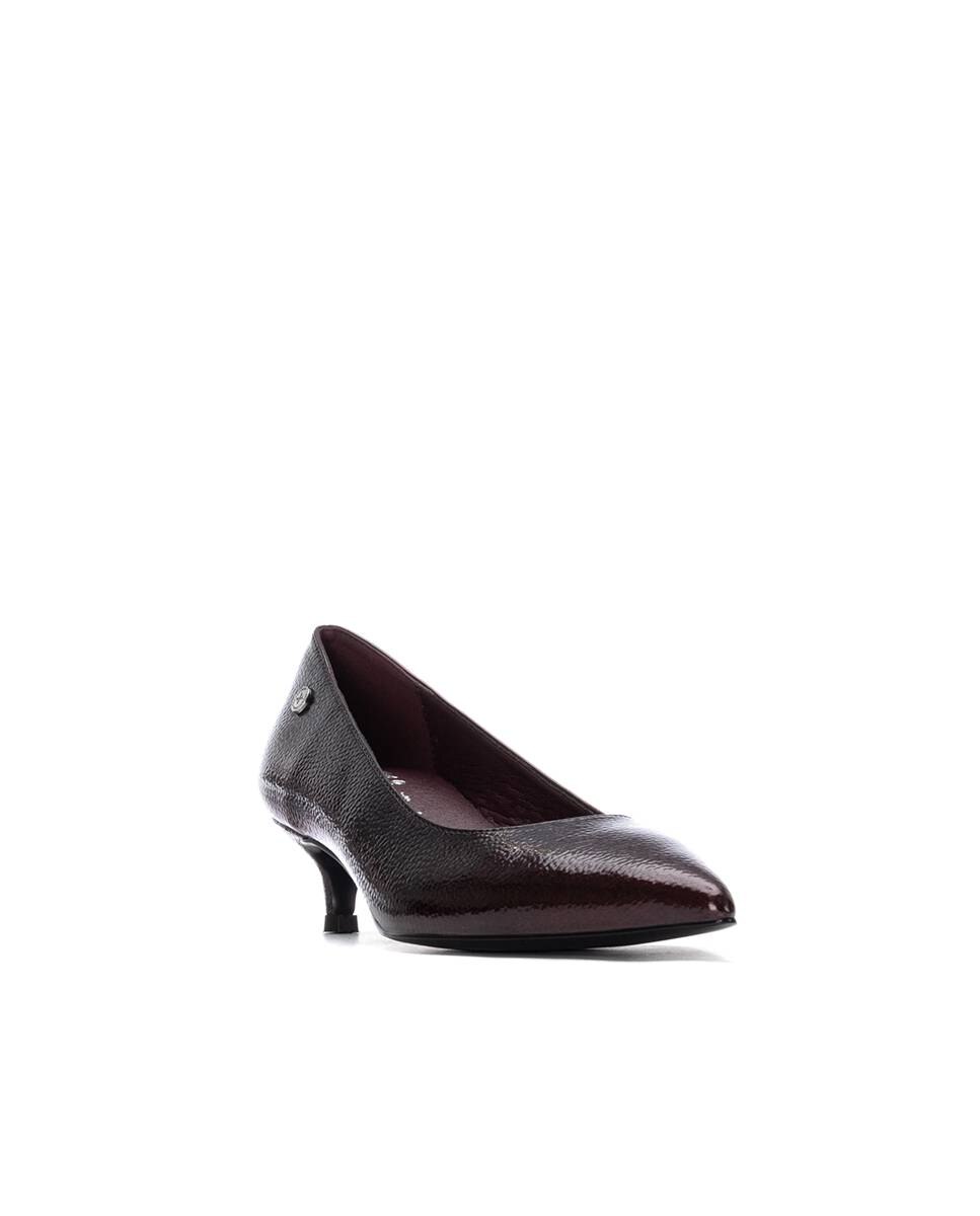 Sapatos de Salto Bordeaux-2