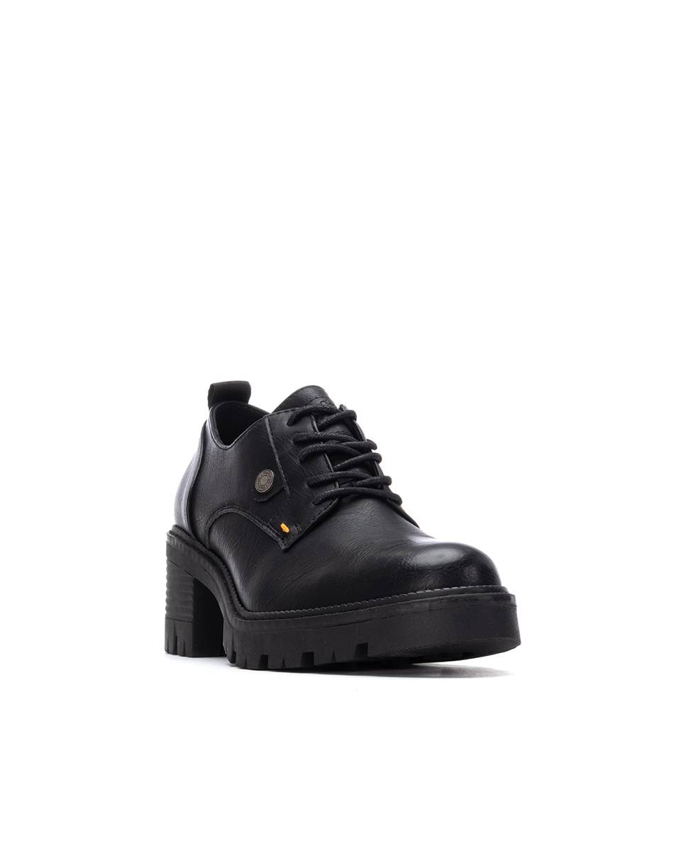 Mocassins com Cordões Preto-3