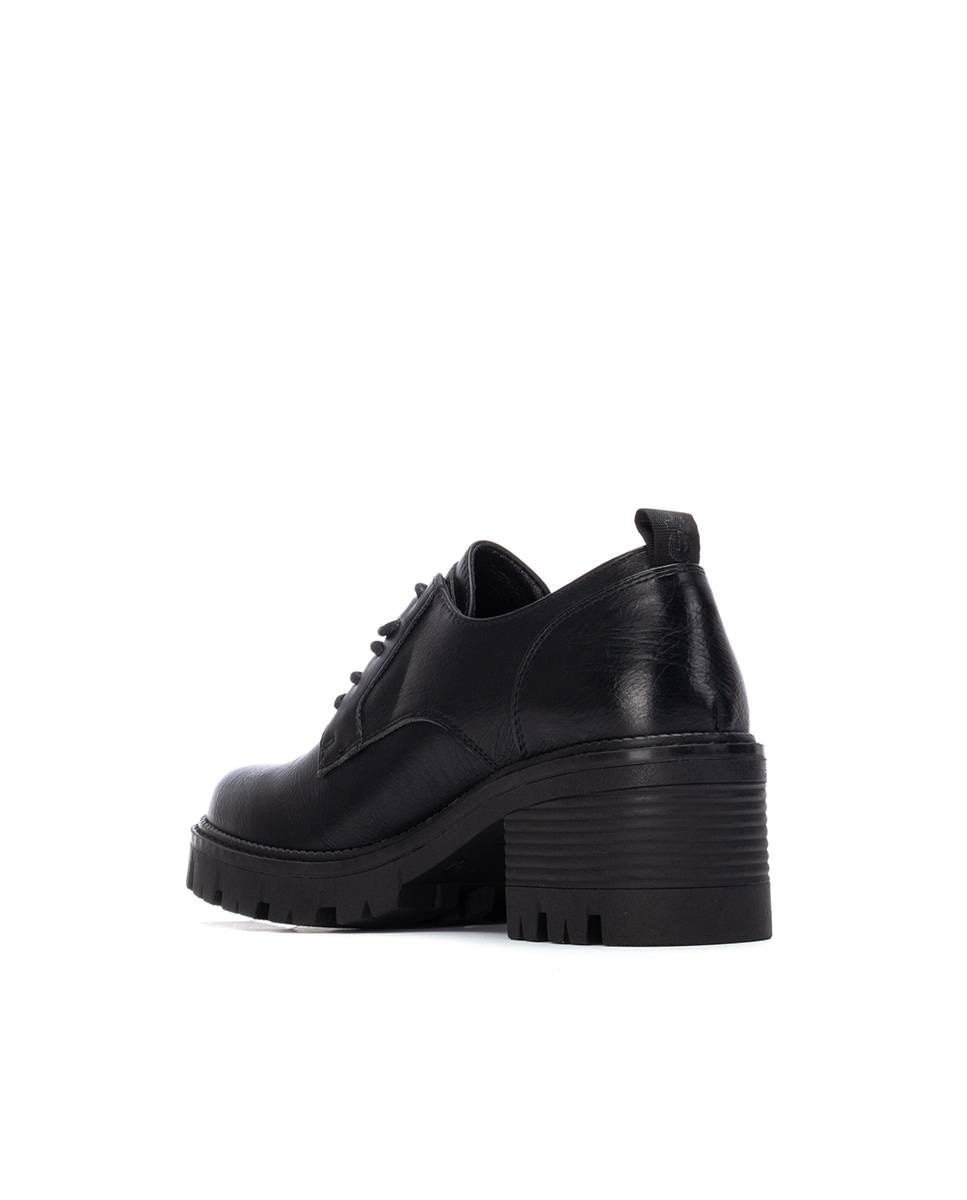 Mocassins com Cordões Preto-4