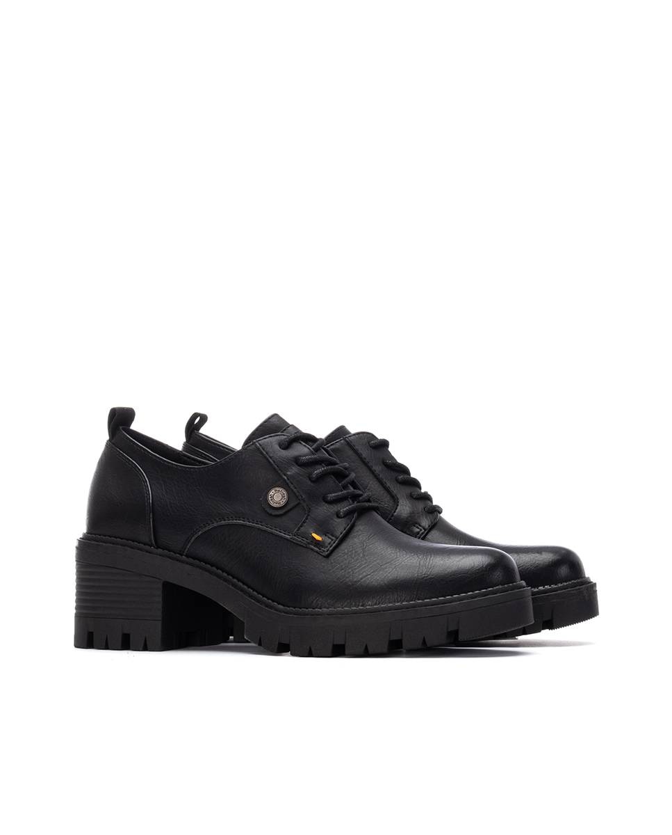 Mocassins com Cordões Preto-5