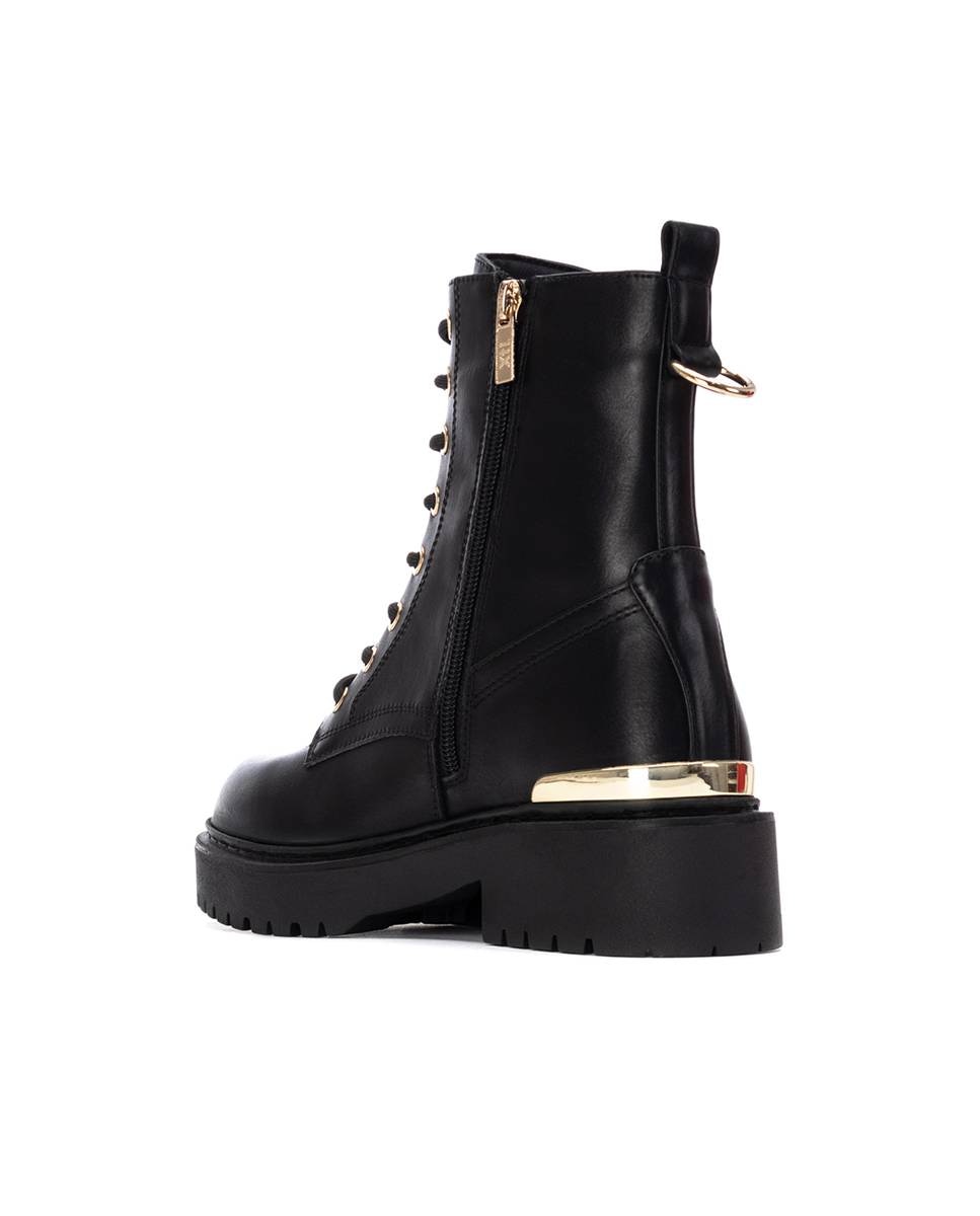 Botins Militares Estampados Preto-3