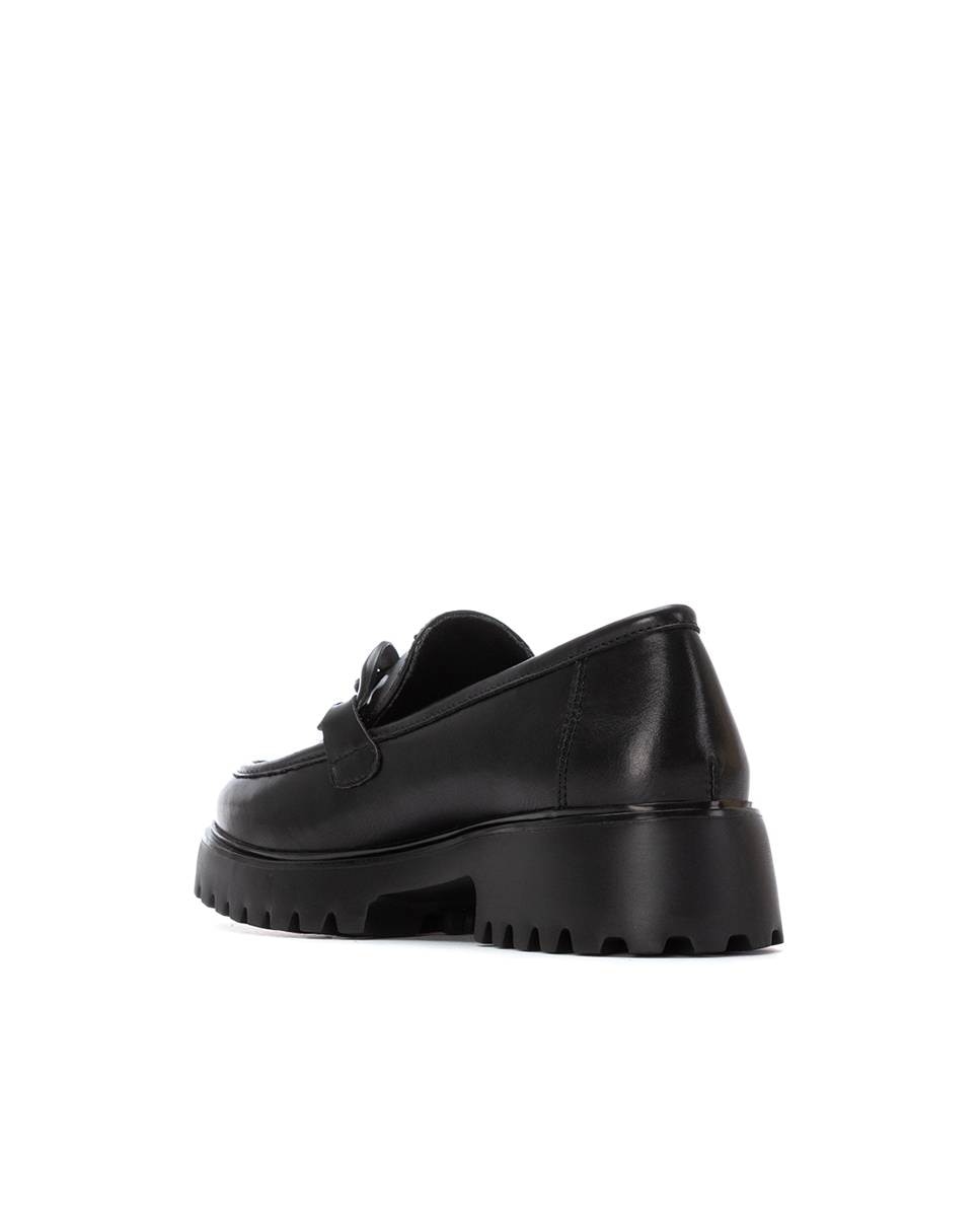 Mocassins com Fivela Preto-4