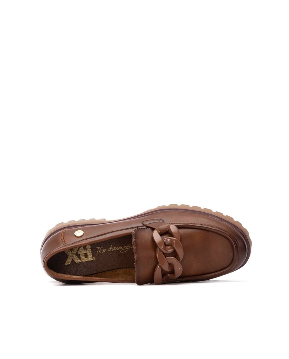 Mocassins com Fivela Camel-5