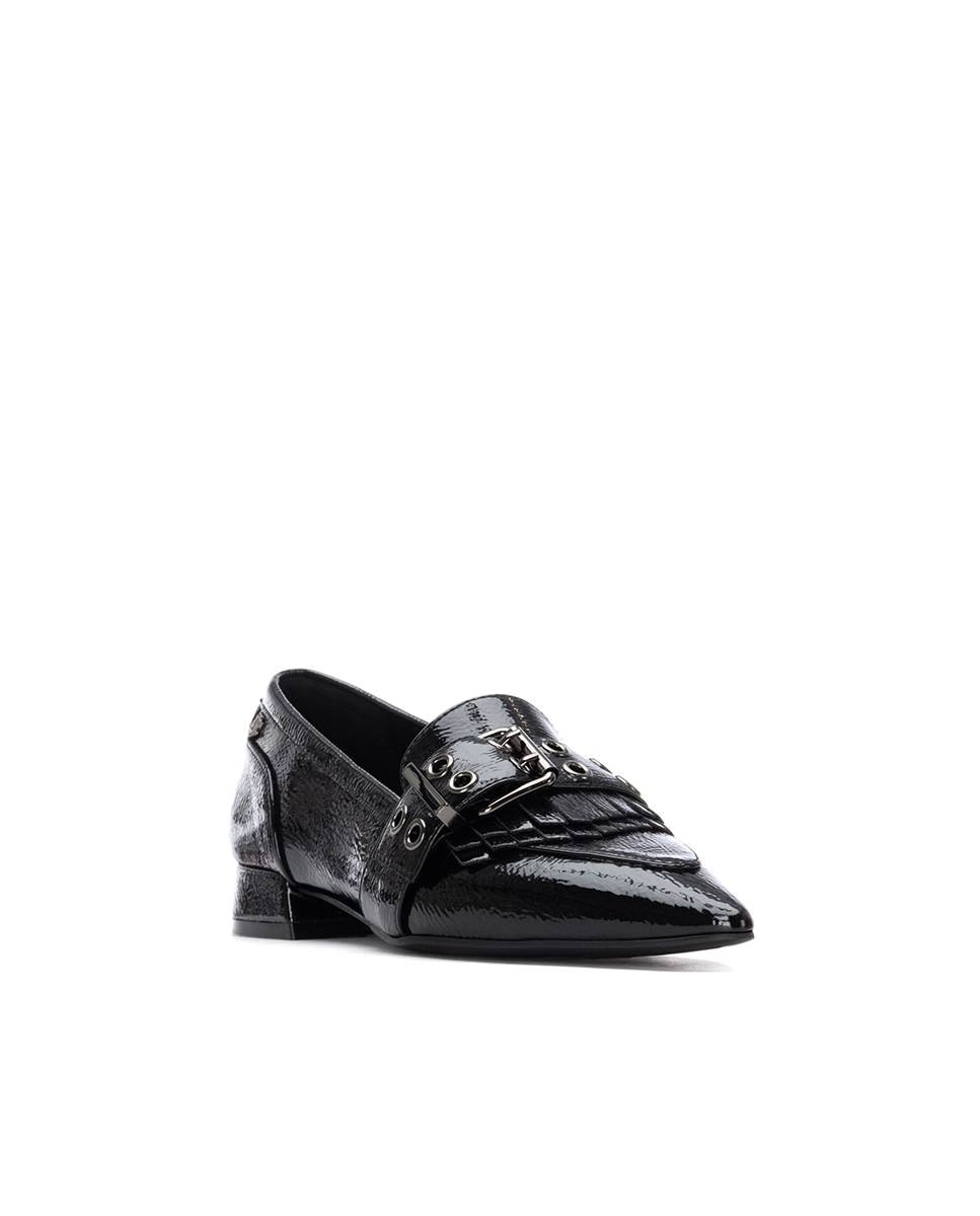 Sapato com Fivela Preto-3