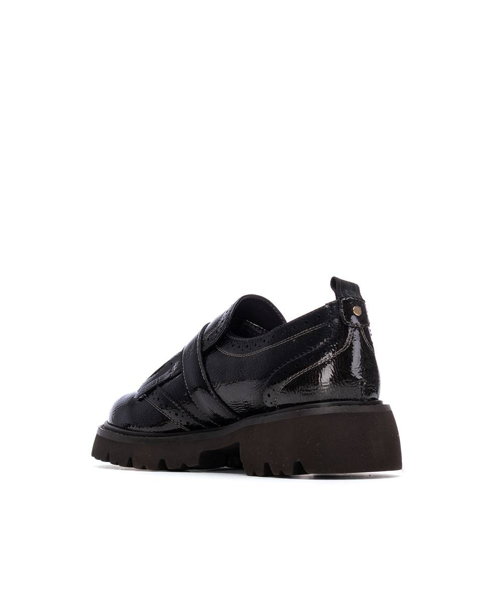 Mocassins com Fivela Cinzento-4