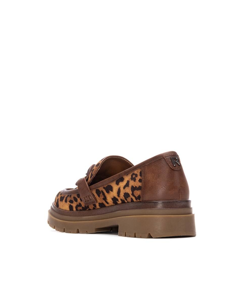 Mocassins com Sola de Borracha Estampado-4