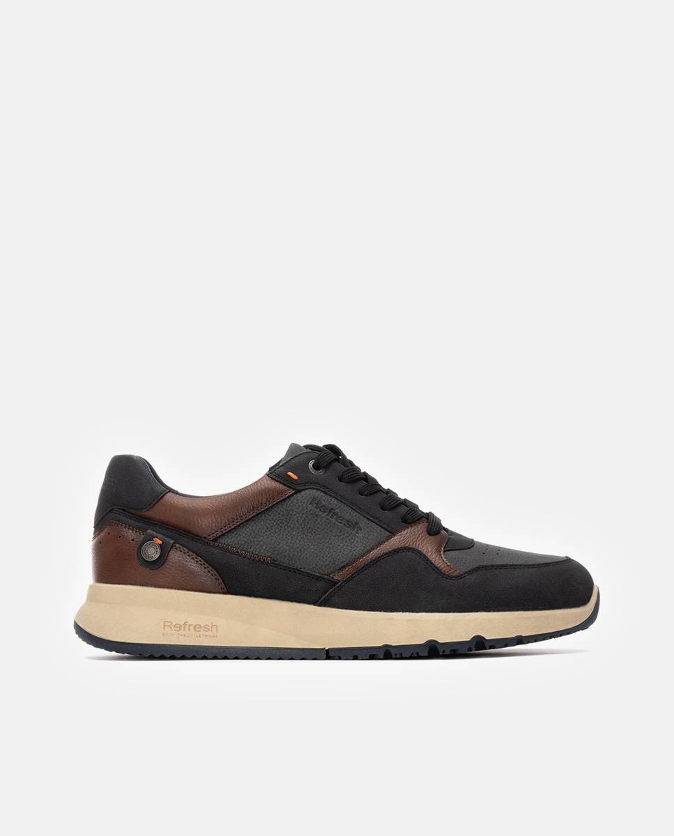 Sapatilhas Desportivas com Sola de Borracha Preto-1