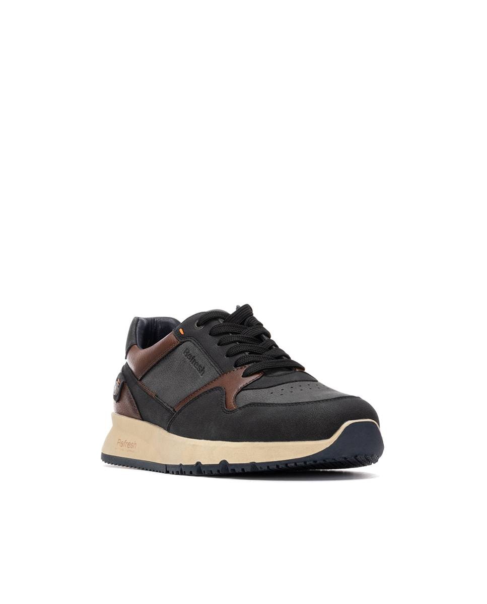 Sapatilhas Desportivas com Sola de Borracha Preto-2