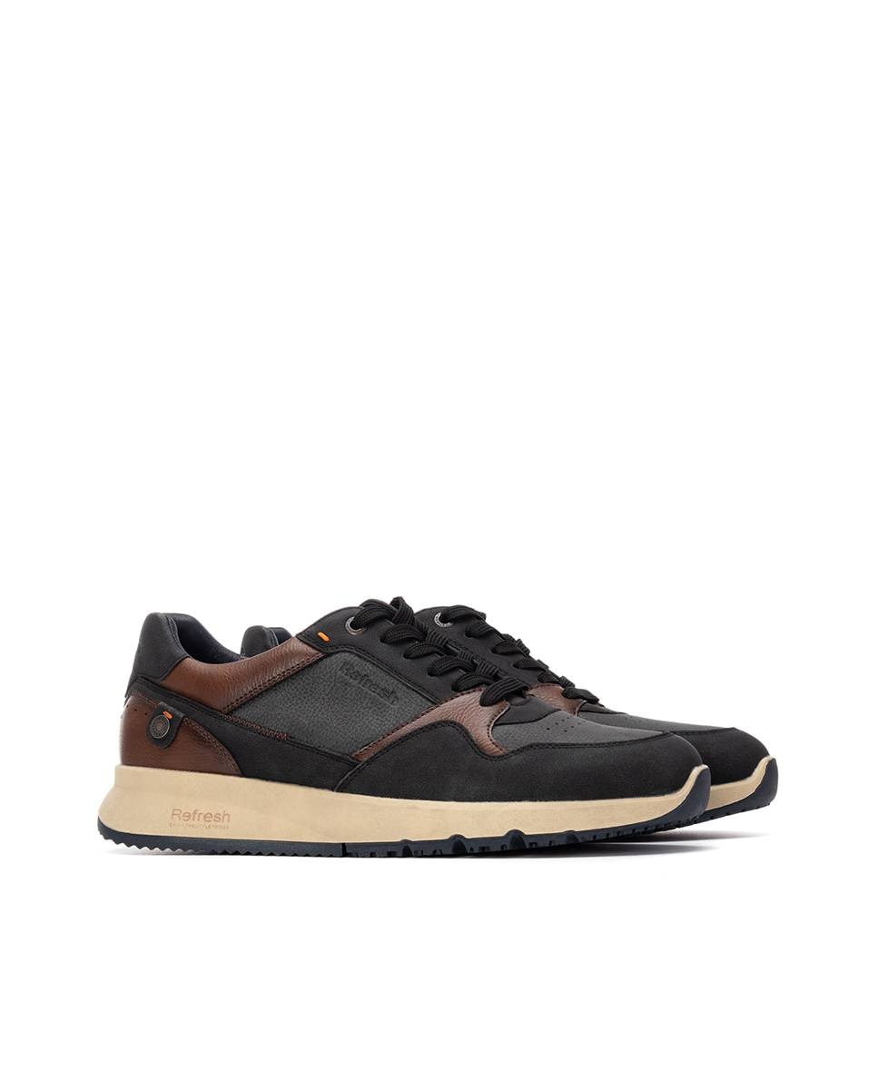 Sapatilhas Desportivas com Sola de Borracha Preto-4