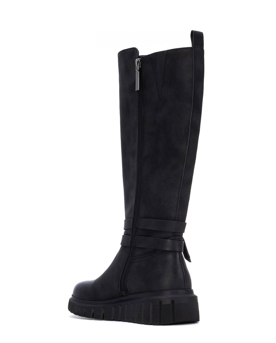 Botas com Fecho Zip Preto-4