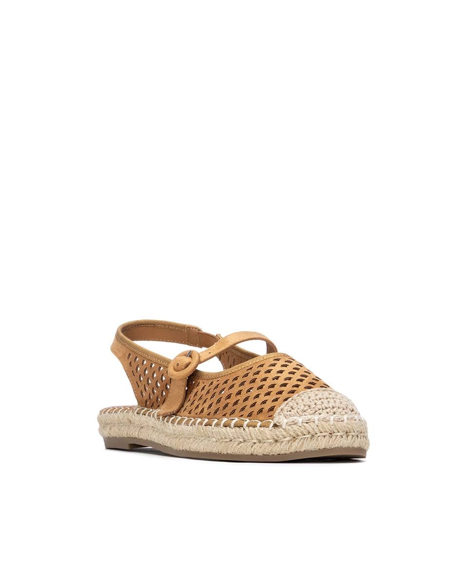 Sabrinas Rasas Perfuradas Camel-2