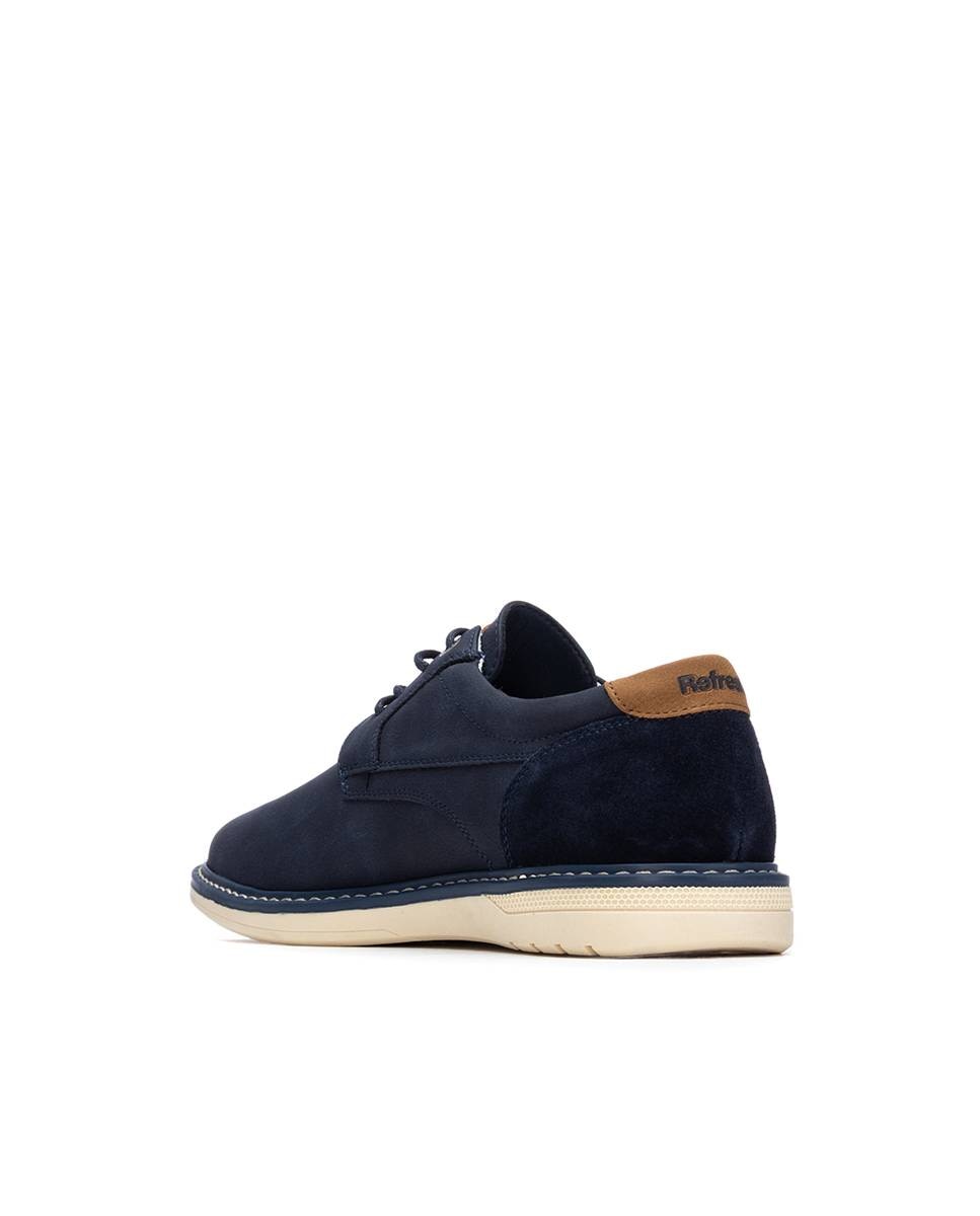 Sapatos de Cordões Azul-marinho-3