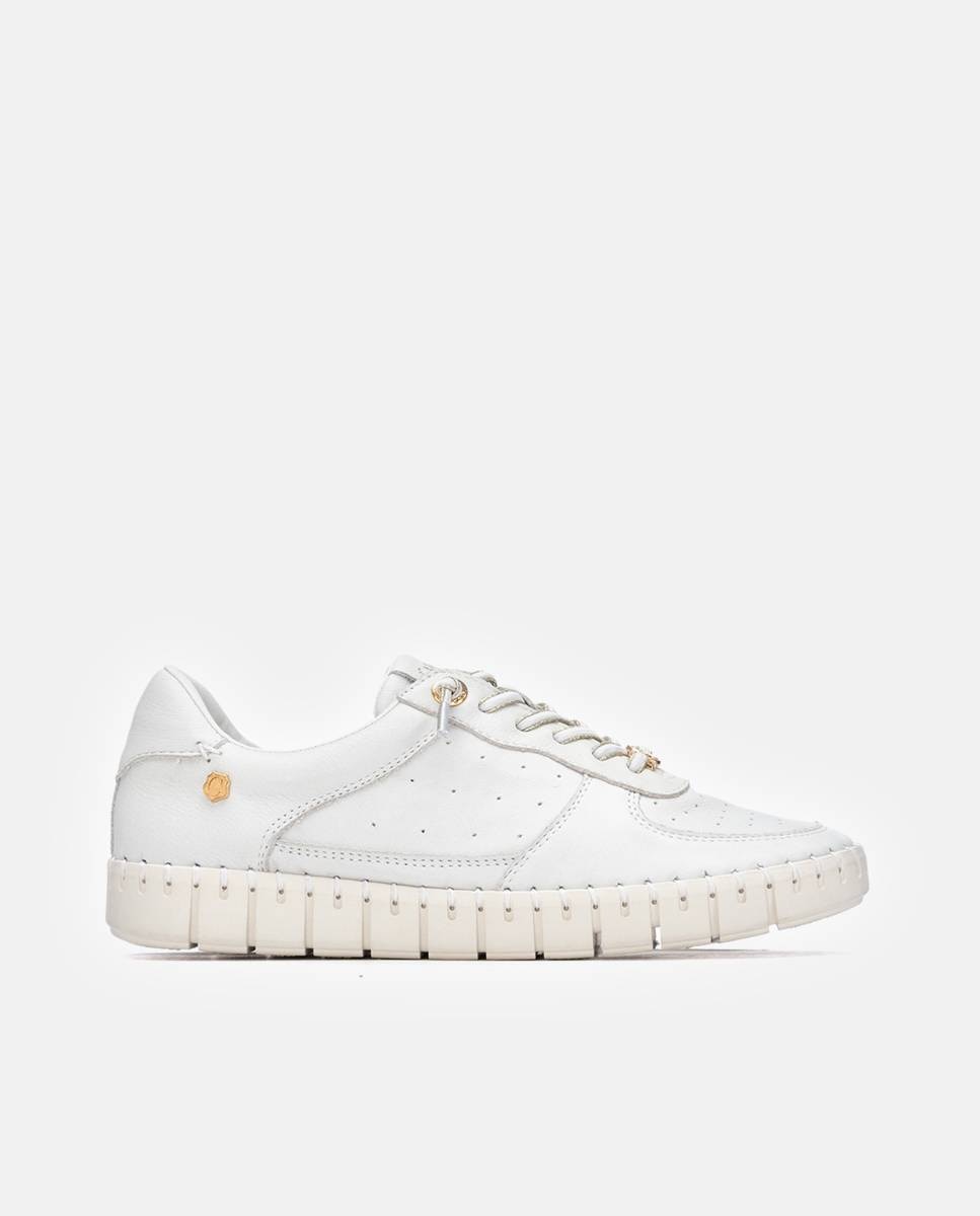 Imagem 0 de Sapatilhas Básicas de Pele com Atacadores