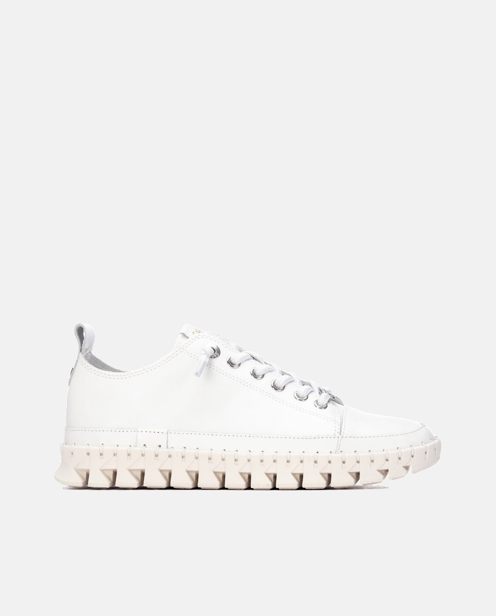 Imagem 0 de Sapatilhas Básicas de Pele com Cordões