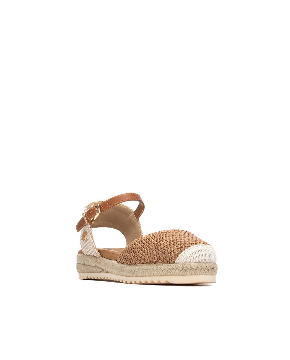 Alpercatas com Fecho de Fivela e Sola de Juta Xti Camel-2