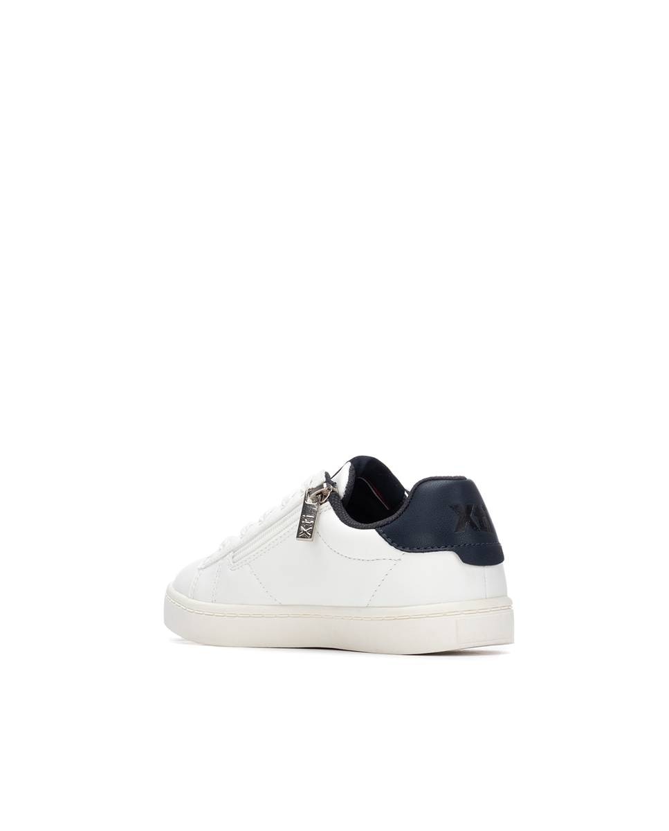 Sapatilhas de Lona Infantil com Atacadores Branco-3