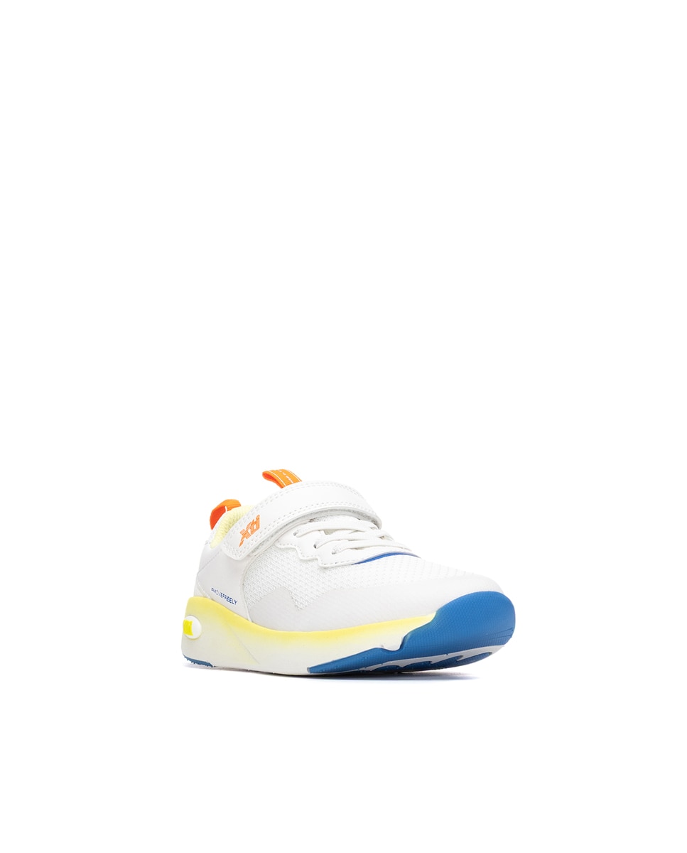 Sapatilhas Desportivas Infantil com Atacadores Branco-2