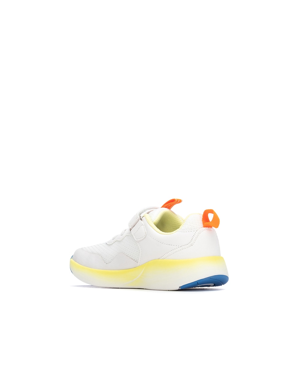 Sapatilhas Desportivas Infantil com Atacadores Branco-3