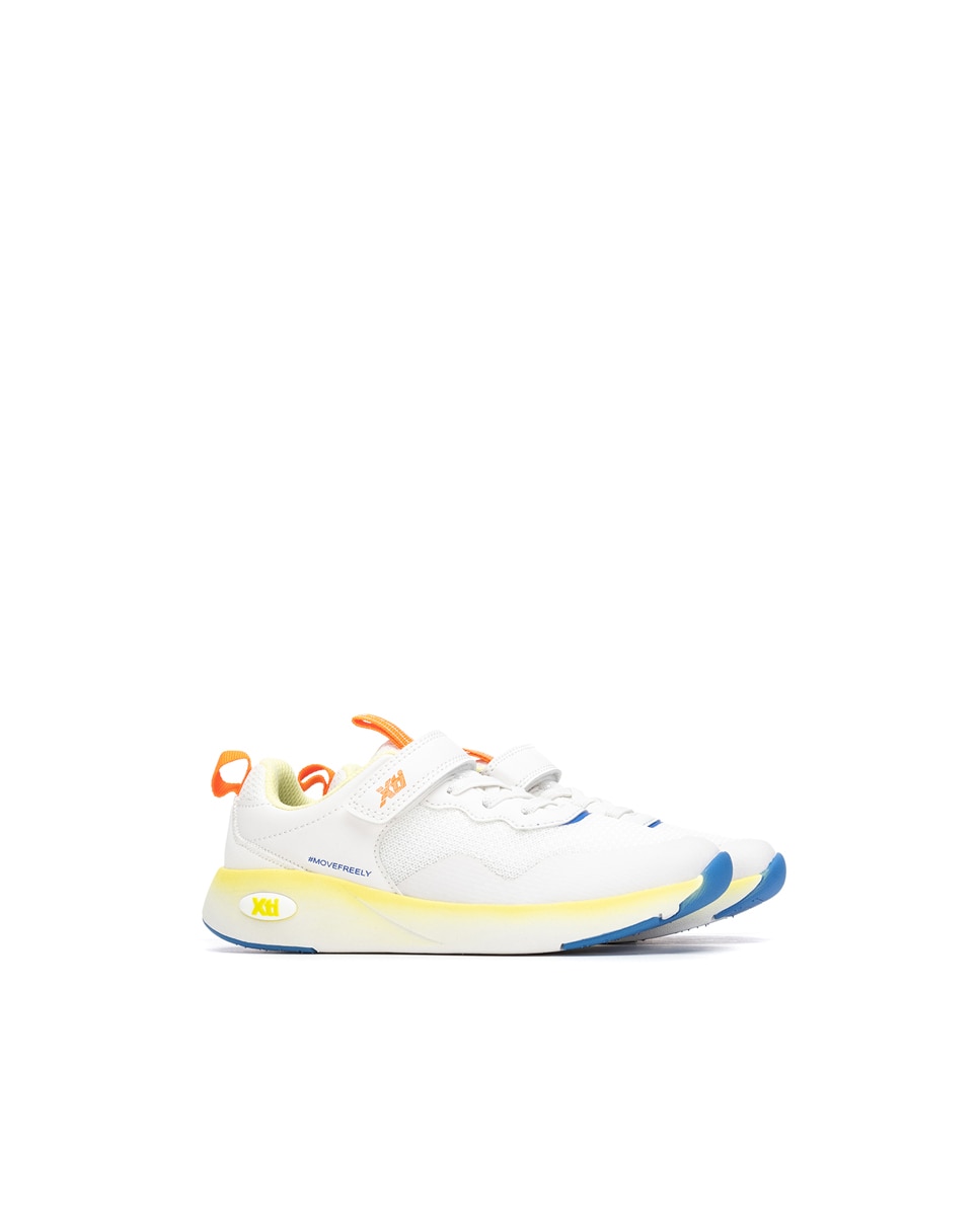 Sapatilhas Desportivas Infantil com Atacadores Branco-4