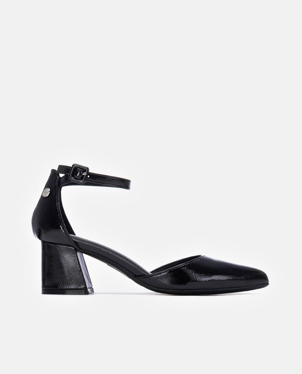 Imagem 0 de Sapatos de Salto com Pulseira de Fivela no Tornozelo