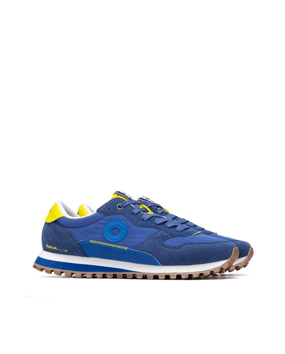 Sapatilhas com Cordões Azul / Amarelo-4