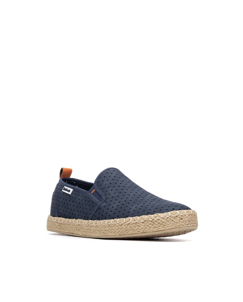 Sapatos de Lona e Sola de Juta Azul-marinho-2