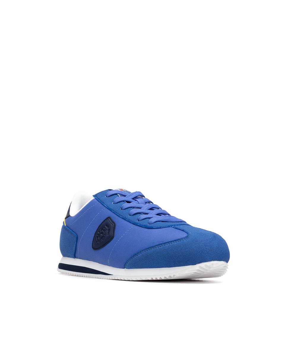 Sapatilhas com Atacadores Azul-2