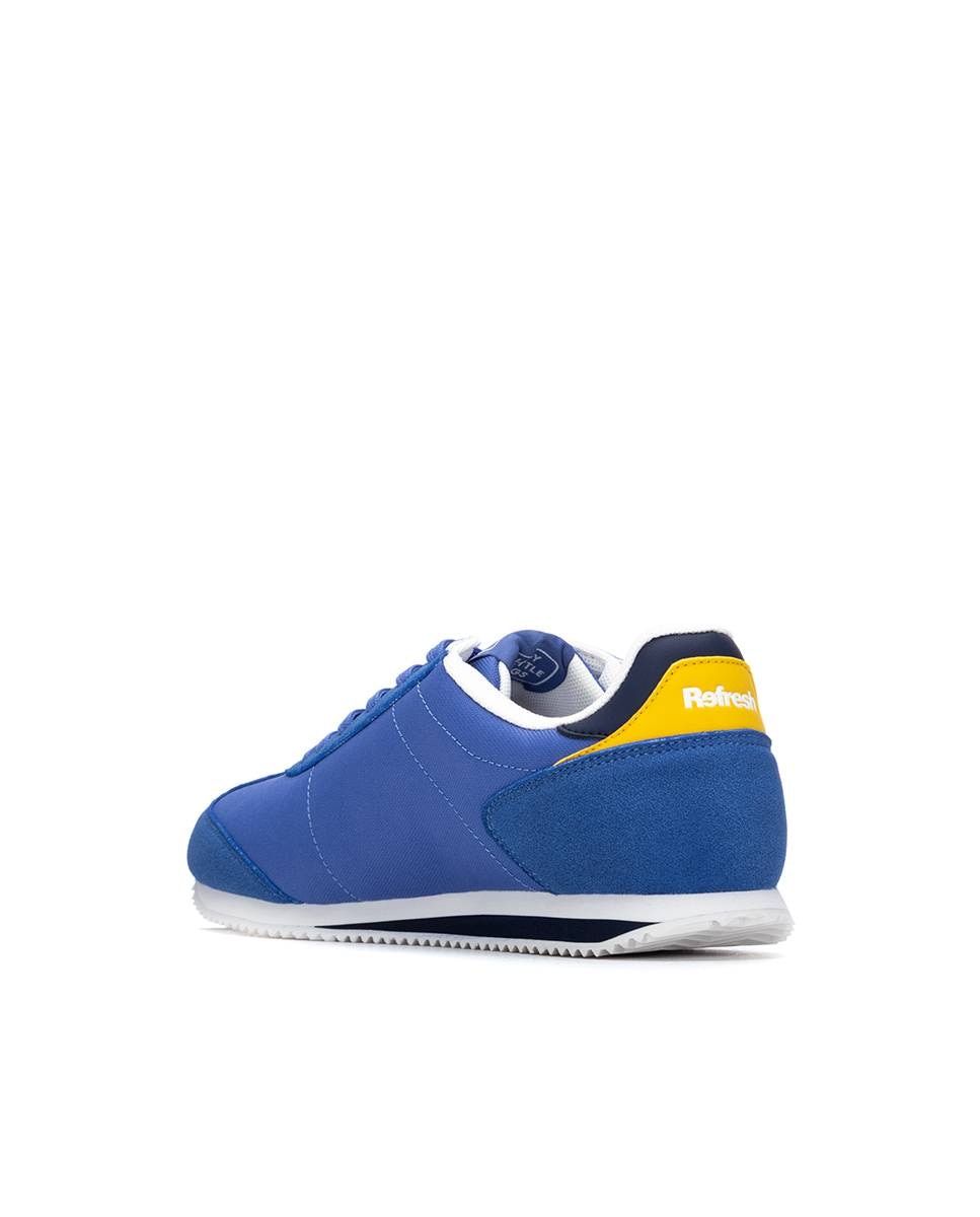 Sapatilhas com Atacadores Azul-3